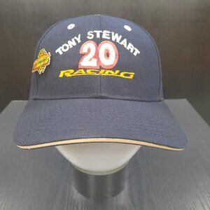 Vintage Nascar Racing Hat Tony Stewart #20 with Collectors Pin from 2007 NHRA